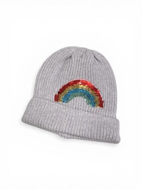 020 ZARA Rainbow Sequence Beanie Hat
